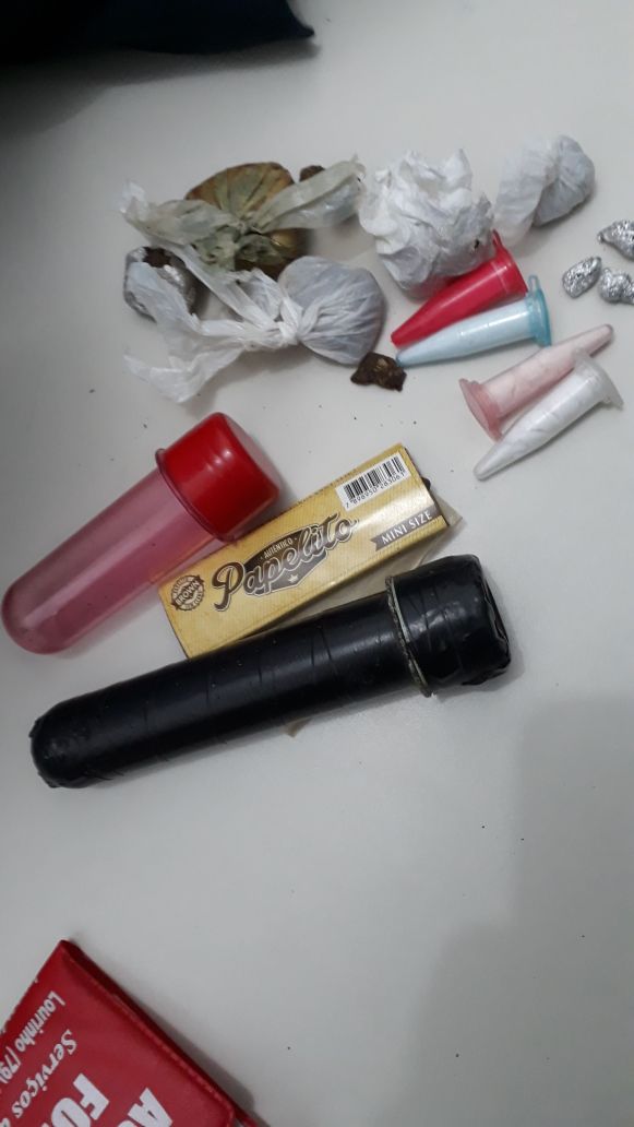 Drogas apreendidas (Fotos: 7°BPM/SE)