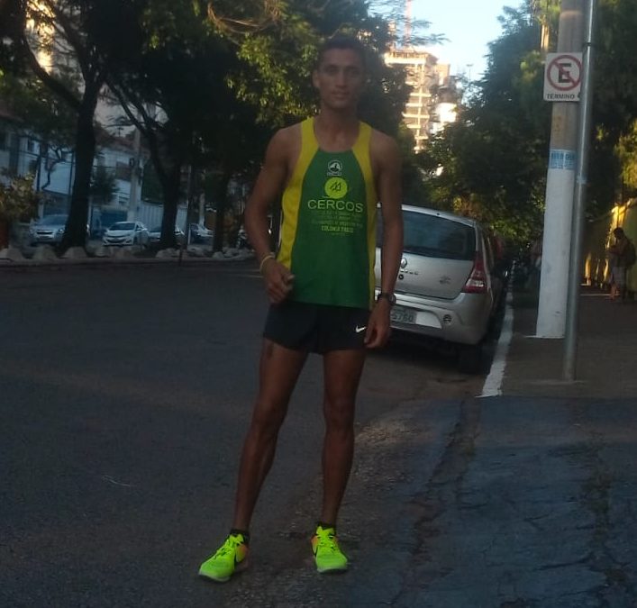 Atleta lagartense André Santana
