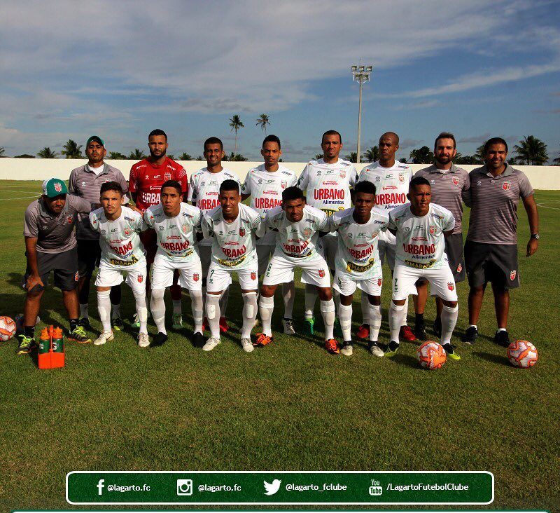 Lagarto pronto para entrar em campo no domingo