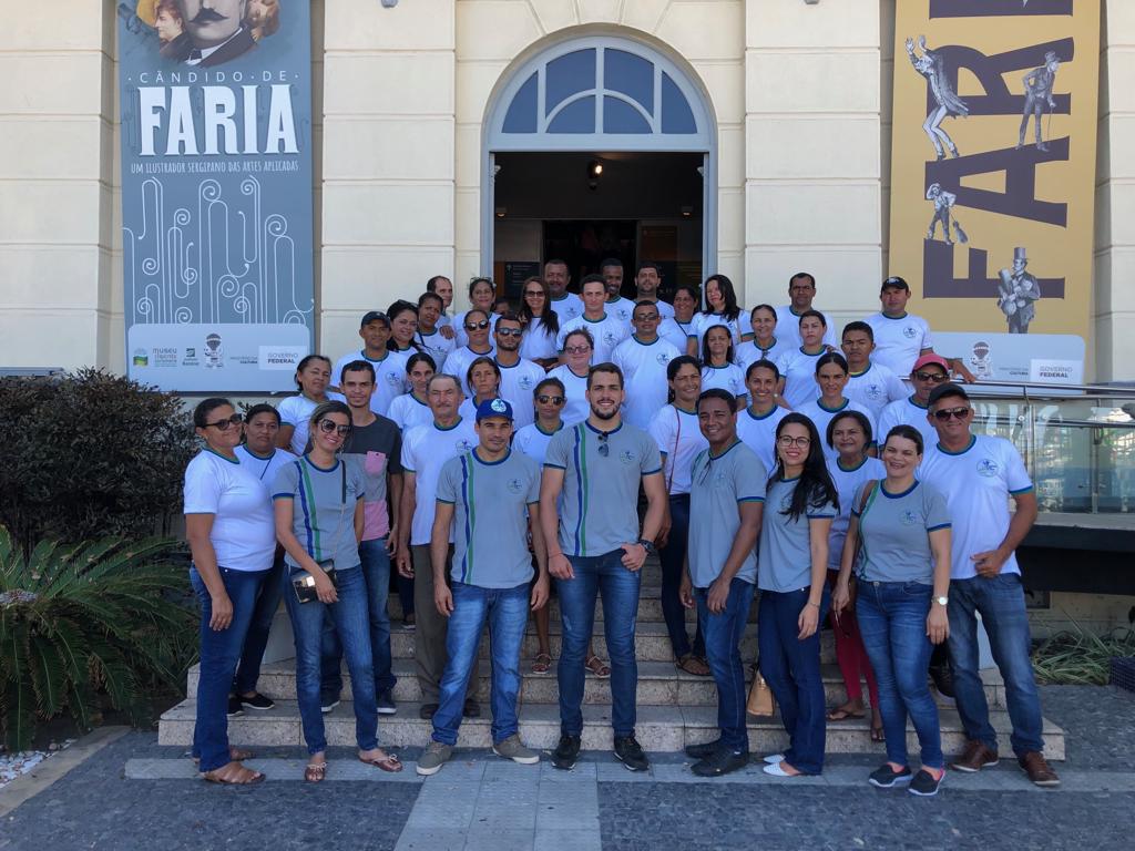 Visita dos educandos do EJA Campo 