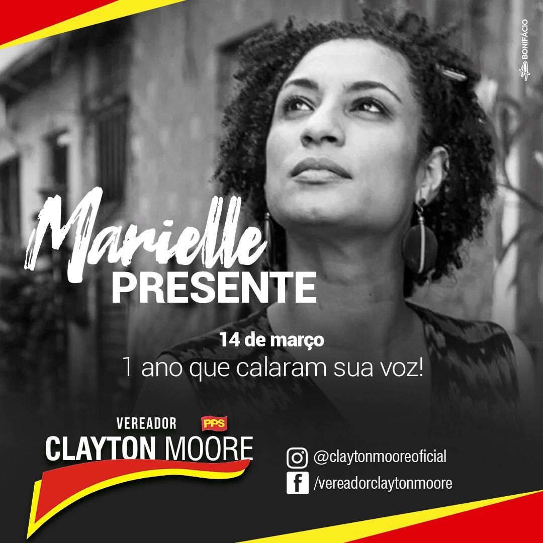 Homenagem nas redes sociais 