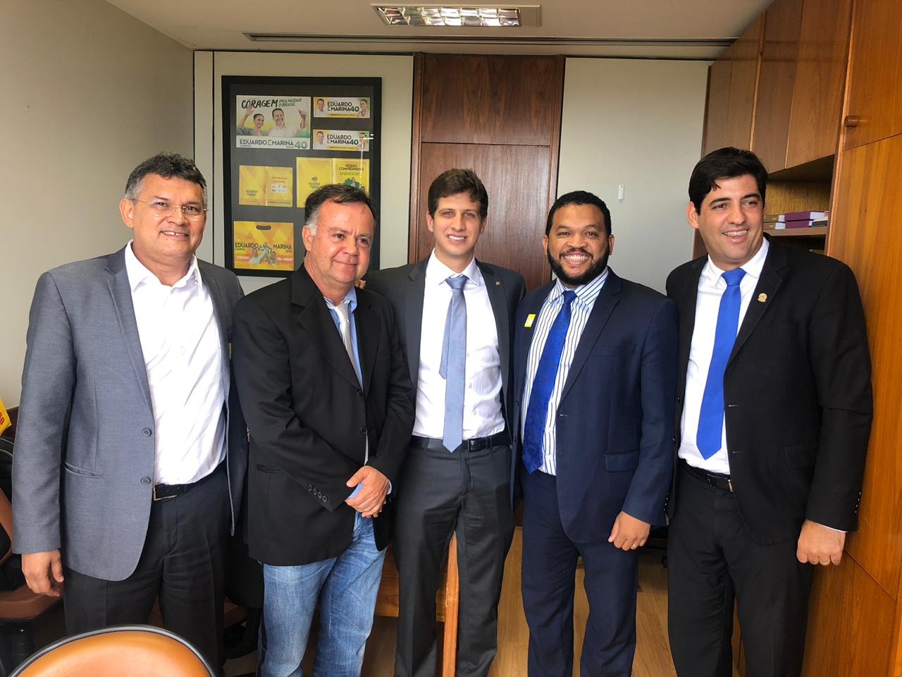 Vereador de Lagarto ao lado de deputado de PE