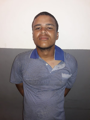 Ex-presidiário preso por roubo na cidade de Lagarto (Foto: 7° BPM)