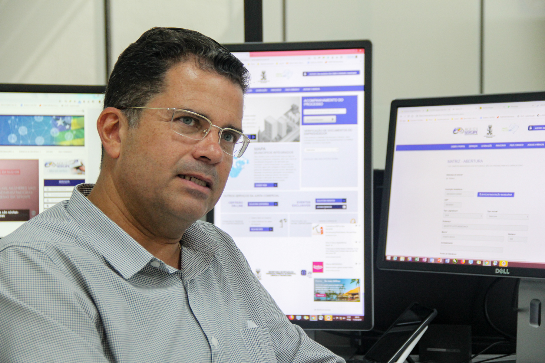 Coordenador de TI da Jucese, Eduardo Garcez, explica passo a passo para abrir uma empresa no Portal Agiliza Sergipe
