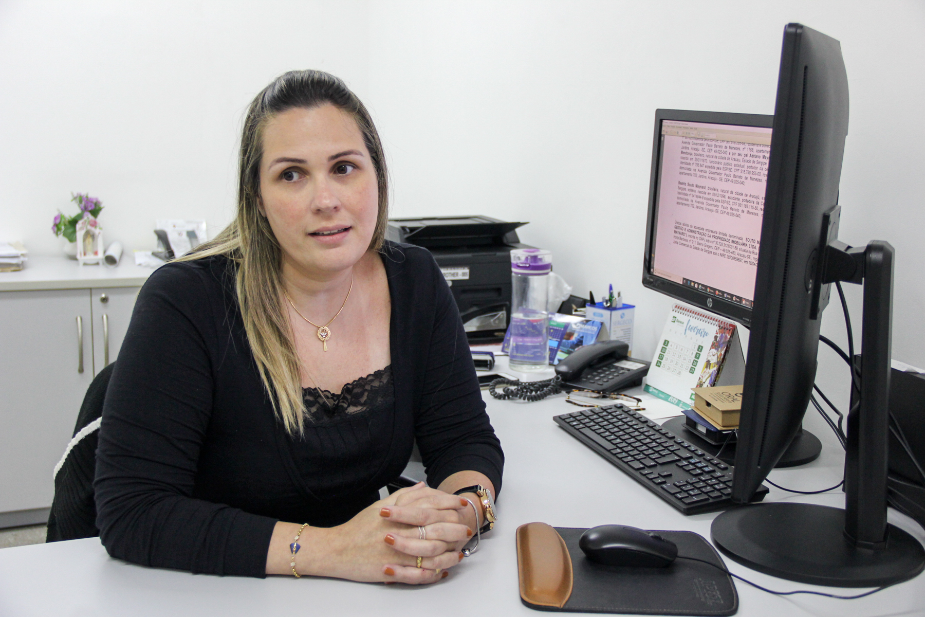 Cristina Melo, diretor de Registro Mercantil da Jucese: “É sempre aconselhável ter um contador, pois ele sabe como tratar os detalhes exigidos para o processo não entrar em exigência”